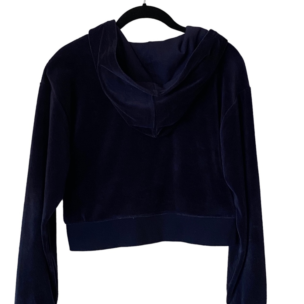 Gap velvet hoodie Dark Navy size 14-16 Girls